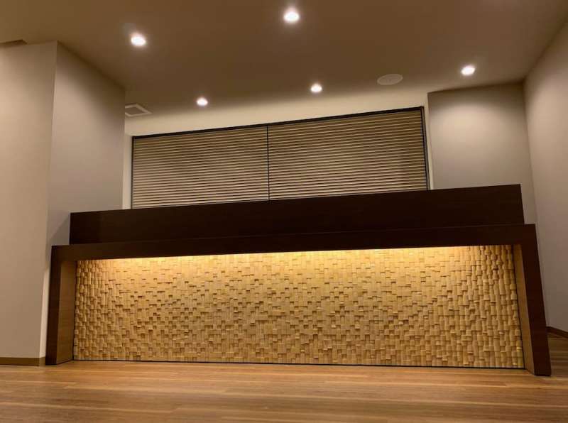 白竹モザイク貼 / 竹又 中川竹材店