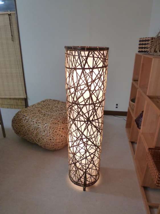 京銘竹 照明 / 竹又 中川竹材店