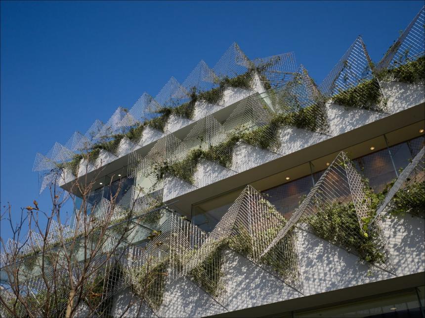 緑化金網【意匠メッシュ】