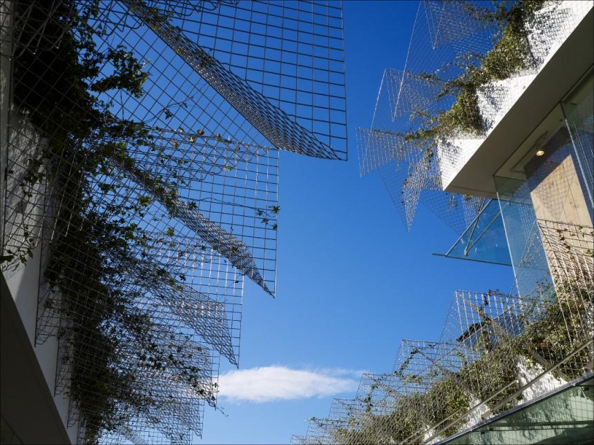 緑化金網【意匠メッシュ】