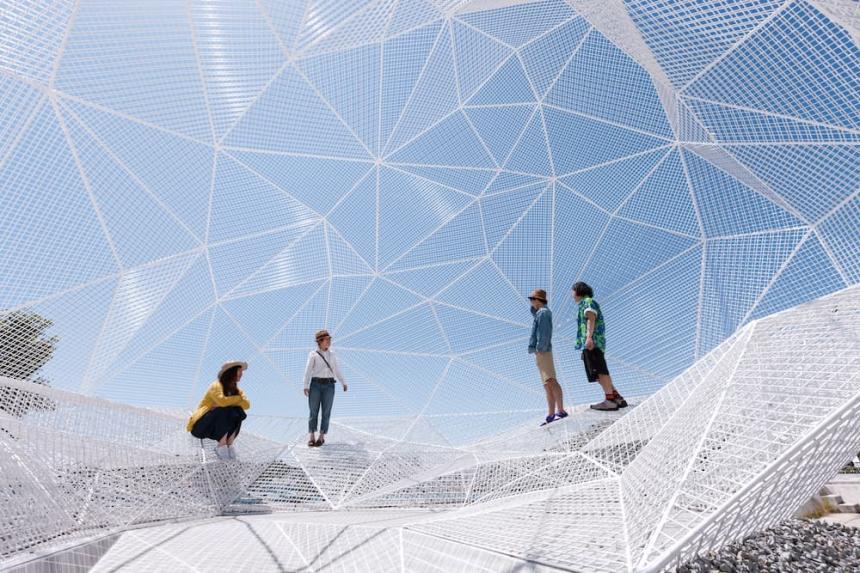 緑化金網【意匠メッシュ】