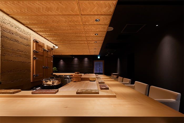 No.39-A 桧厚貼矢羽根網代