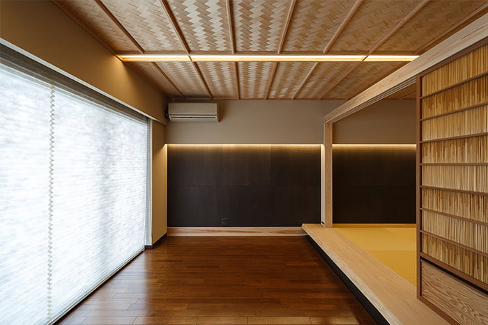 No.39-A 桧厚貼矢羽根網代