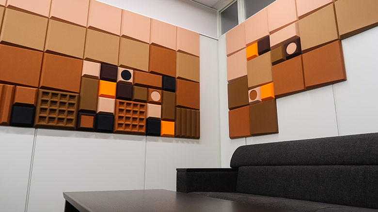 音響効果の高い吸音パネル「カセットウォール&シーリング®」