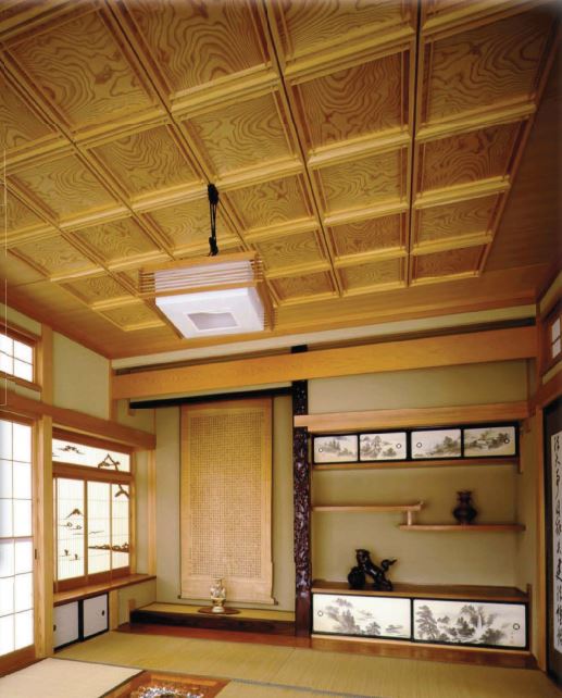 目透かし格天井