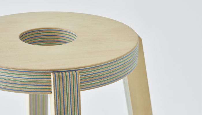 PW stool【Paper-Wood / ペーパーウッド】