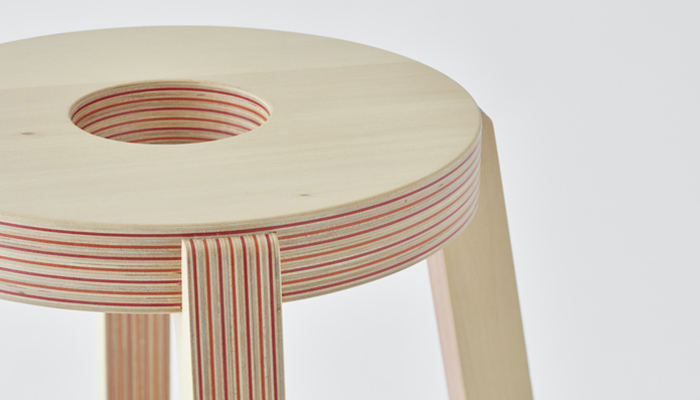 PW stool【Paper-Wood / ペーパーウッド】