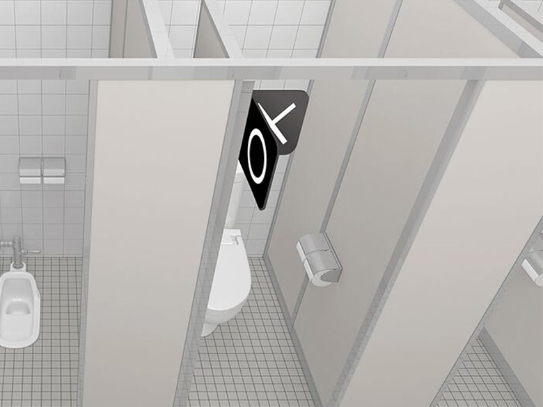 トイレ入室表示プレート / 西崎ベース / 株式会社タム