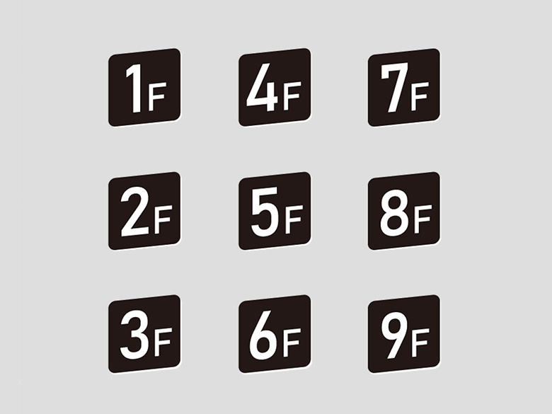 【※オーダー対応】壁付サイン
