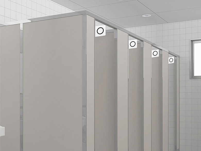 トイレ入室表示プレート