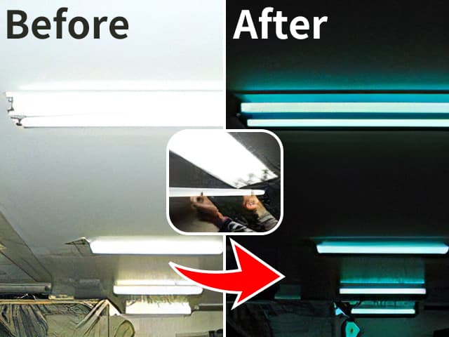 高輝度蓄光 蛍光灯カバー 光るLight Cover(ライトカバー)