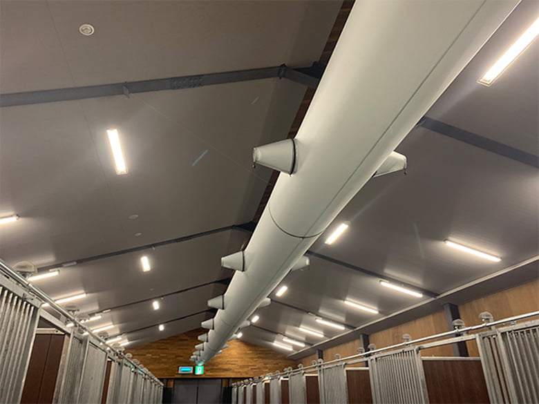 ファブリック製軽量ダクト【パワーリップ®ダクト】