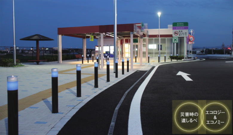 【ソーラーLEDビーム】明かり・イルミーナ