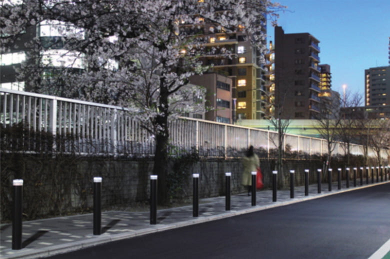 【ソーラーLEDビーム】明かり・イルミーナ