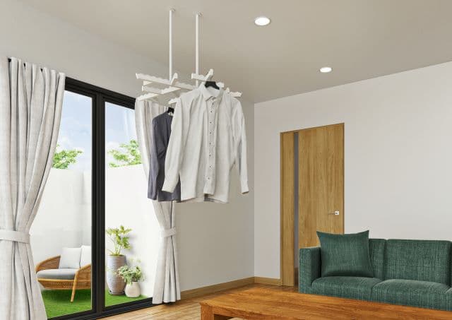 室内物干し「ハンギングバー」/有限会社セイコーステンレス