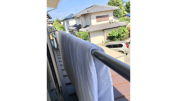 ステンレス布団干しパイプ「HOSERUNO」