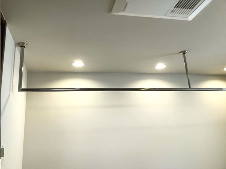 物干しステンレスハンガーパイプ「HOSSII」