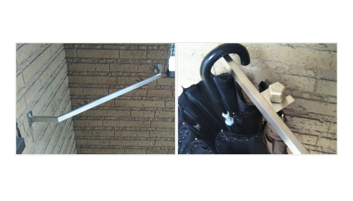 ステンレス傘掛け