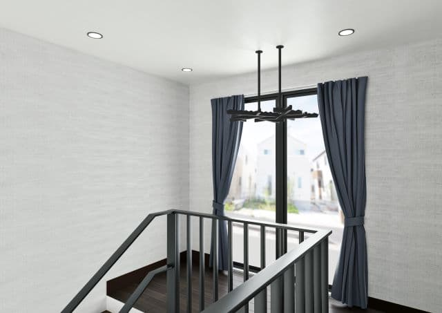 室内物干し「ハンギングバー」