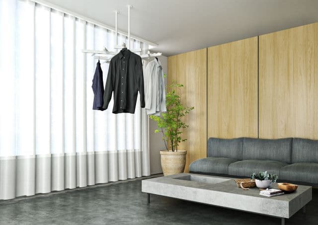 室内物干し「ハンギングバー」