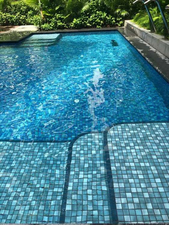 特注プールタイル / 45㎜角施釉特注 / 有限会社丸万商会