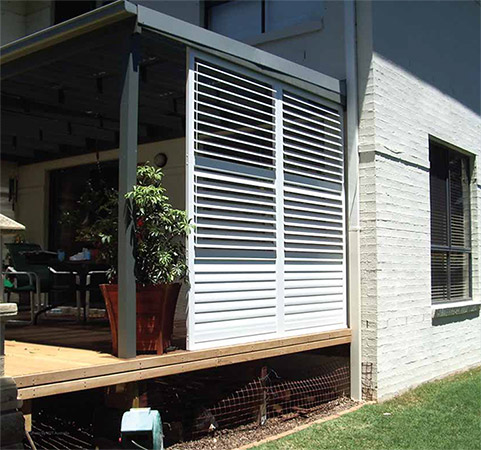 屋外ルーバー【エクスターナルルーバーシャッター】