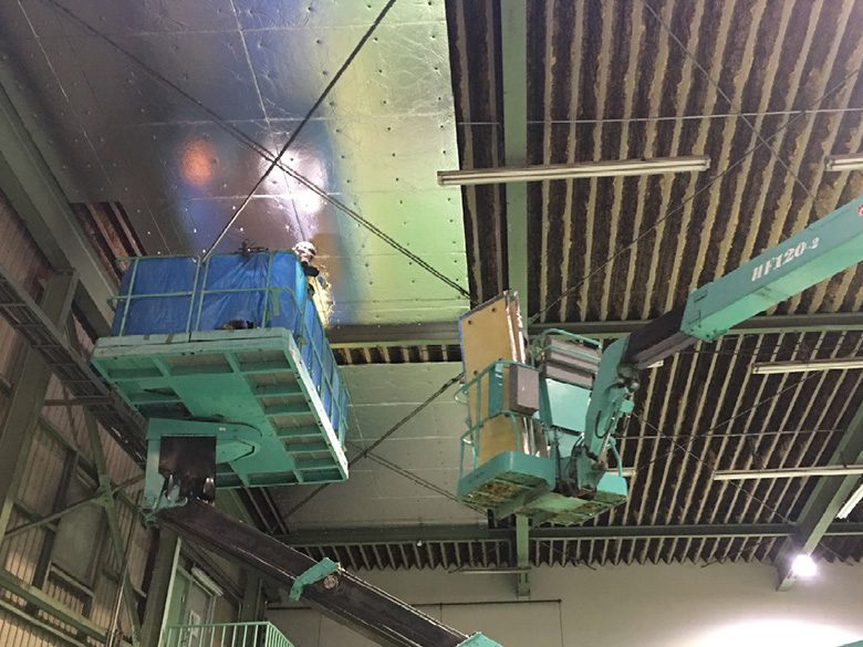 鉄骨造屋根断熱システム工法「マグネットピン工法」/ 常盤工業株式会社