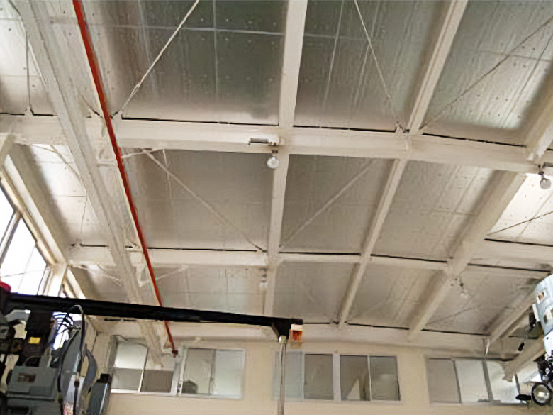 鉄骨造屋根断熱システム工法「マグネットピン工法」/ 常盤工業株式会社