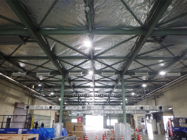 天井内貼り遮熱シート「キープサーモウォール工法」/ 常盤工業株式会社