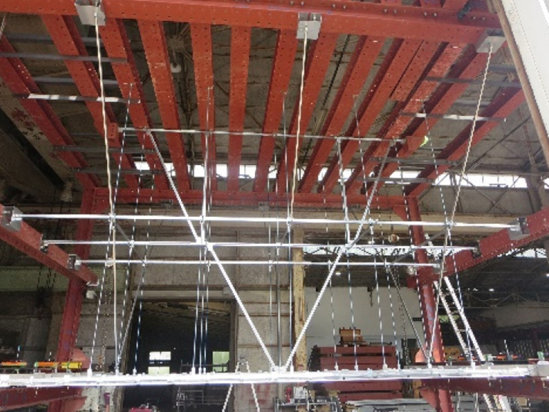 天井内耐震化システム「TEC工法(水平補強仕様)」