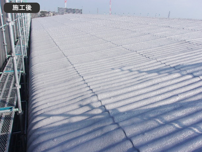 スレート屋根改修工法「蘇生工法」