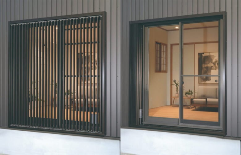 掃出し窓用可動式面格子 「シェルライン」