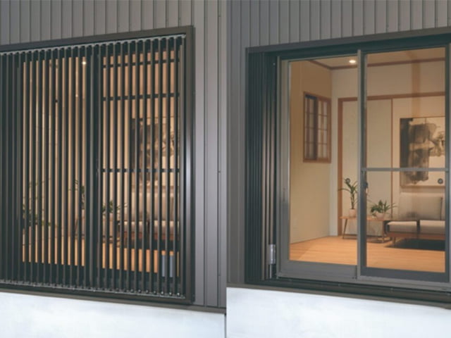 掃出し窓用可動式面格子 「シェルライン」