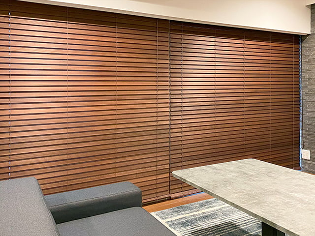 木製横型ブラインド