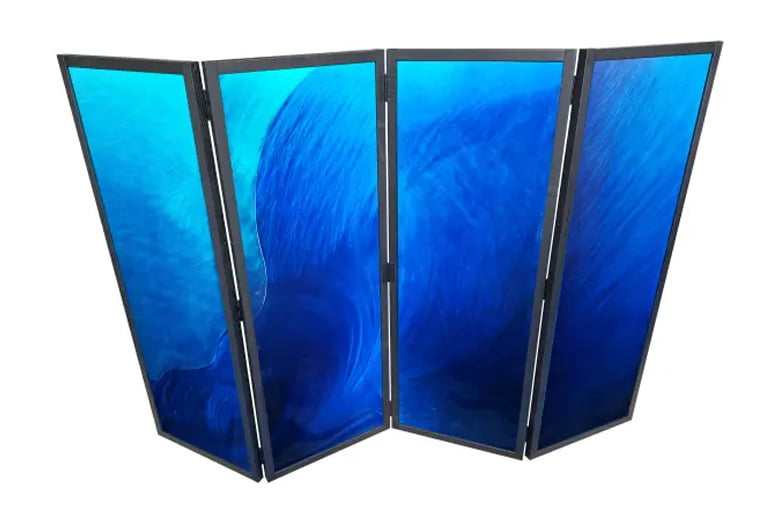 【艶麗】ステンレス屏風・チタン屏風