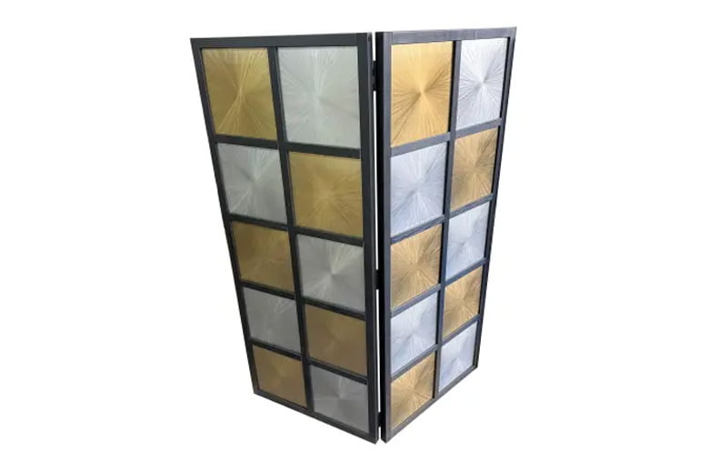 【艶麗】ステンレス屏風・チタン屏風