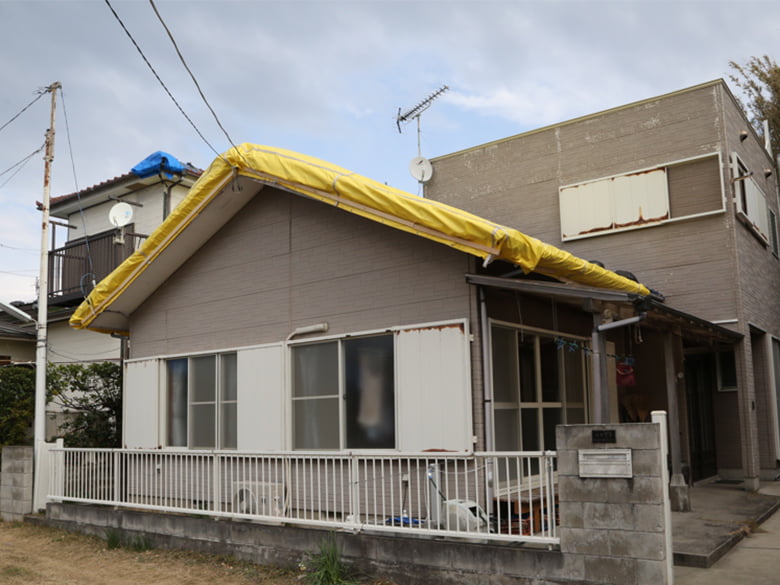 防災イエローシート【防災用一時対策】