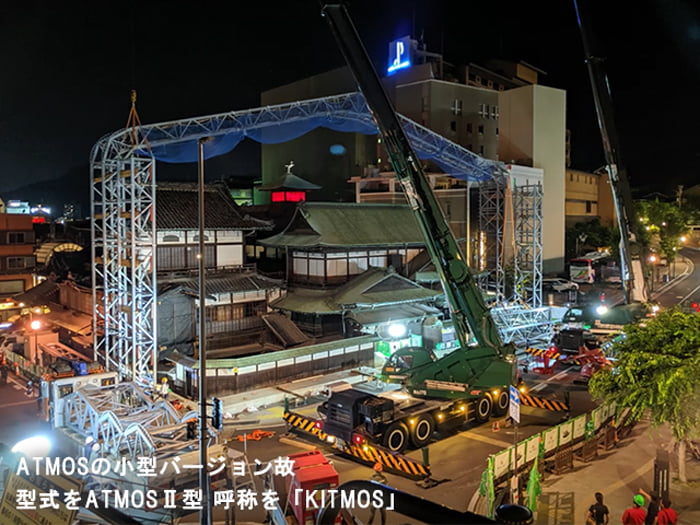 仮設テント「ATMOS / アトモス」NETIS登録番号:QS-180051-A