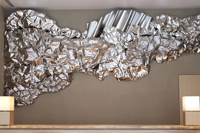 【シワパネル®︎】銀灰の皺鋼(ぎんかいのしわはがね)