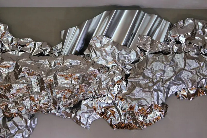 【シワパネル®︎】銀灰の皺鋼(ぎんかいのしわはがね)