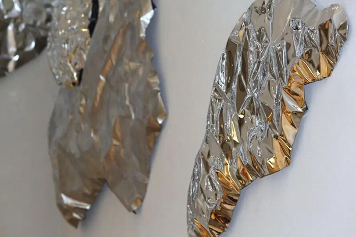 【シワパネル®︎】銀灰の皺鋼(ぎんかいのしわはがね)