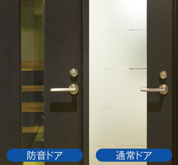 レバータイプ防音ドア【TSレバータイト】