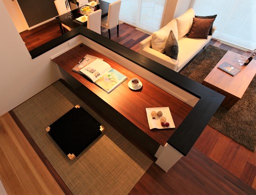 屋内木部の着色保護もシッケンズ【セトールBLデコール】