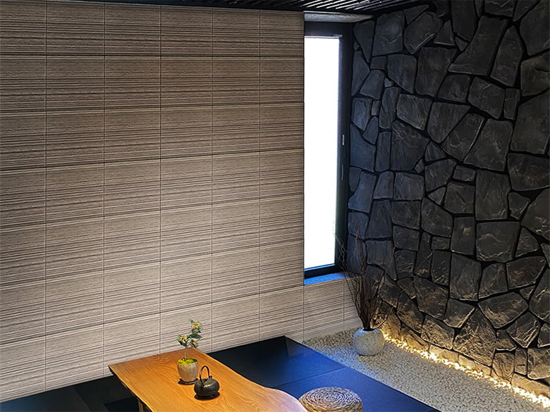 稚内珪藻頁岩パネル「圭-KEI-」/株式会社ツヅキ