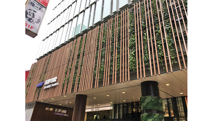 アルティマ壁面緑化システム 緑化用「スパイラルワイヤー」使用