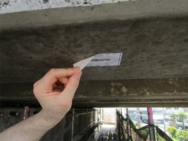 シールdeチェッカー(けい酸塩系含浸剤 塗布量確認シール)