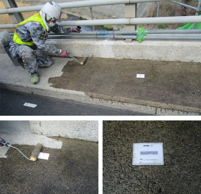 シールdeチェッカー(けい酸塩系含浸剤 塗布量確認シール)