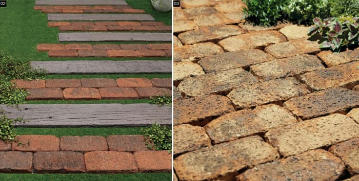 レンガ製舗装材【チムニー】