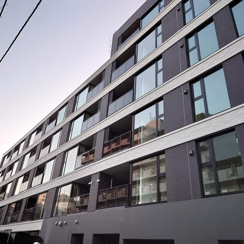 スリム枠 ガラス手すり