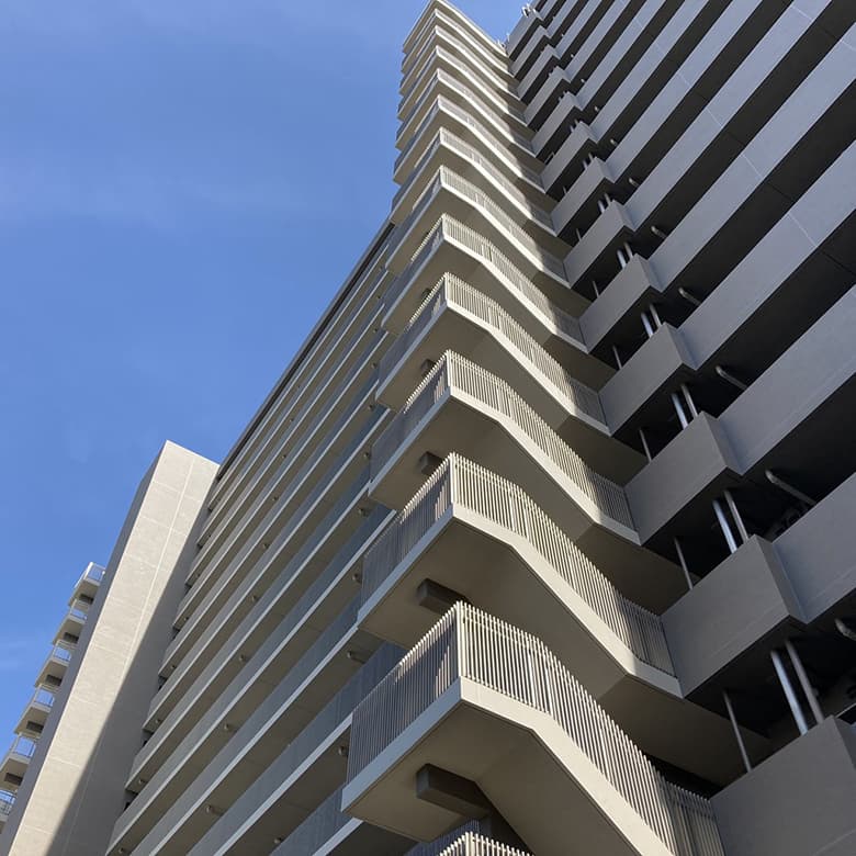 タテ格子 手すり